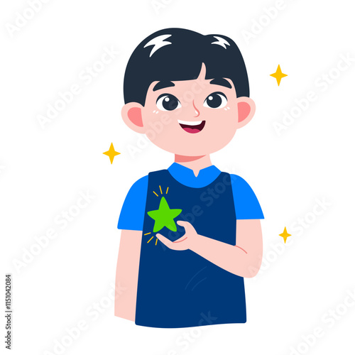 Get a Star Illustration photo