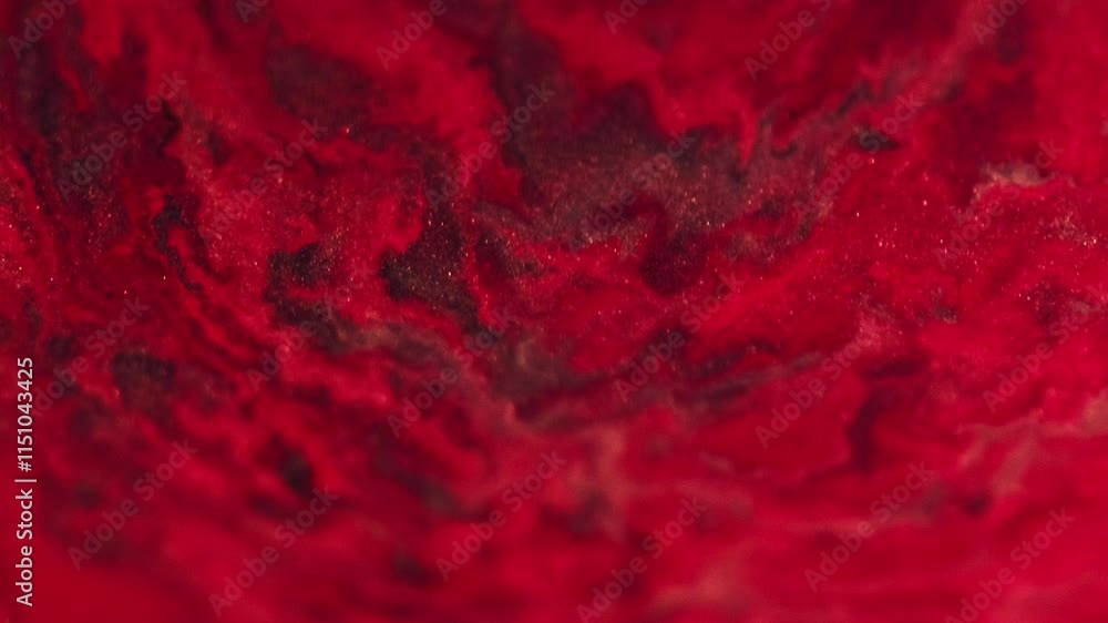 Sparkling paint wave. Glitter fluid. Blur red black color shimmering ink shiny liquid blend spill flow abstract art background. Sparkling paint wave. Glitter fluid. Blur red black color shimmering ink shiny liquid blend spill flow abstract art background.
