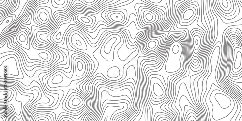 Abstract topographic contour map. Vector cartography illustration. Abstract lines background. Line topography map contour background concept of a conditional geography scheme and the terrain path.