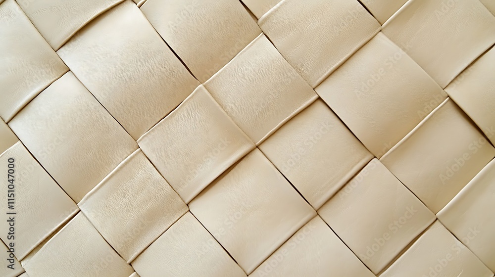 Interwoven light tan squares. Interwoven light tan squares.