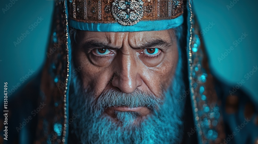 Fototapeta premium Biblical Elder in Antique City Portrait