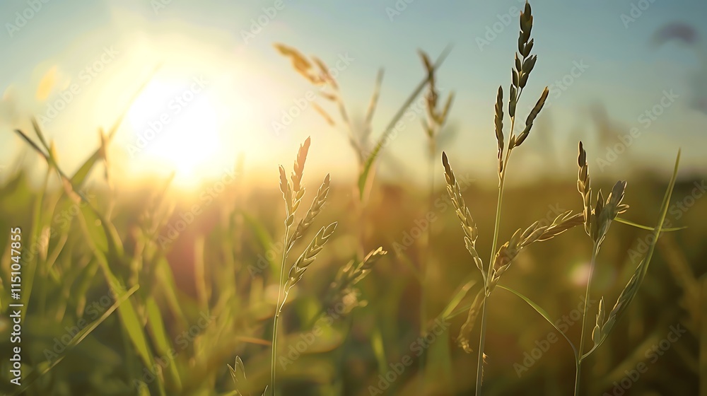 Sunrise Over Delectable Fields of Wheat Sunrise Over Delectable Fields of Wheat