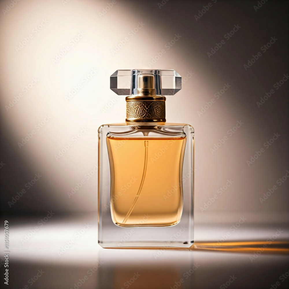 bottle of perfume in a mock-up bottle bottle of perfume in a mock-up bottle