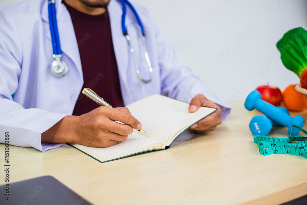A male doctor advises consuming organic vegetables and fruits, emphasizing their nutritional value, vitamins, and minerals from chemical-free gardens for optimal health and overall well-being. A male doctor advises consuming organic vegetables and fruits, emphasizing their nutritional value, vitamins, and minerals from chemical-free gardens for optimal health and overall well-being.