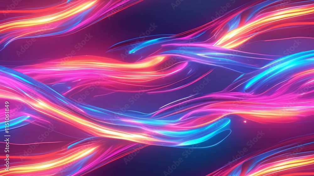Fototapeta premium 抽象的な波の背景画像