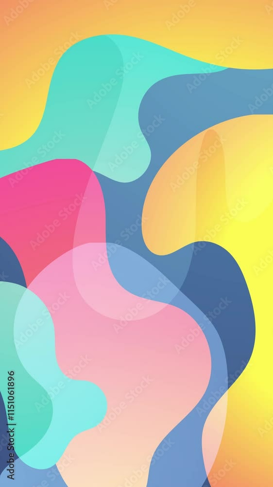vertical fluid shapes with dynamic waves and vibrant colors in an abstract design seamless 4k video background motion pop art design vertical fluid shapes with dynamic waves and vibrant colors in an abstract design seamless 4k video background motion pop art design