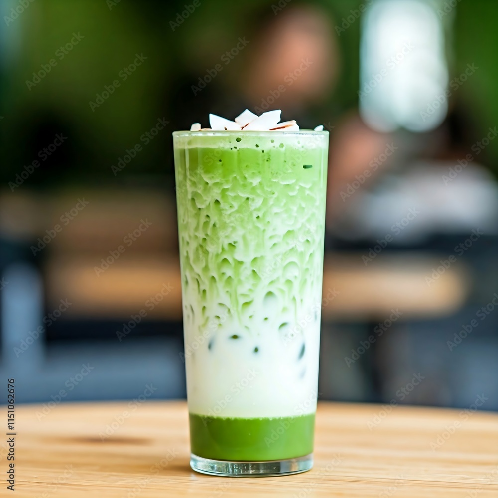 a creamy green cooler blending matcha and coconut milk garnished with coconut flakes for texture, matcha , coconut, green drink, creamy cocktail, coconut milk mixology, spring matcha, japanese-inspir a creamy green cooler blending matcha and coconut milk garnished with coconut flakes for texture, matcha , coconut, green drink, creamy cocktail, coconut milk mixology, spring matcha, japanese-inspir