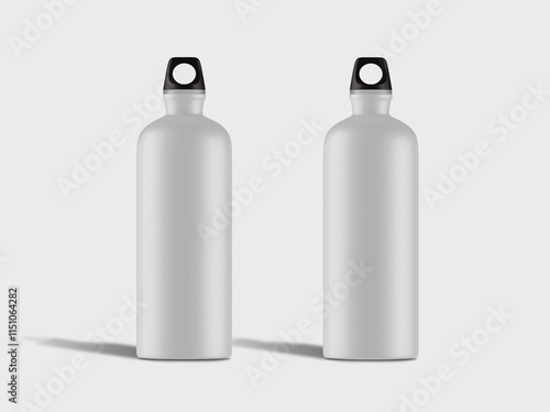 3d Steel Water Bottle Mockup, Water bottle mockup