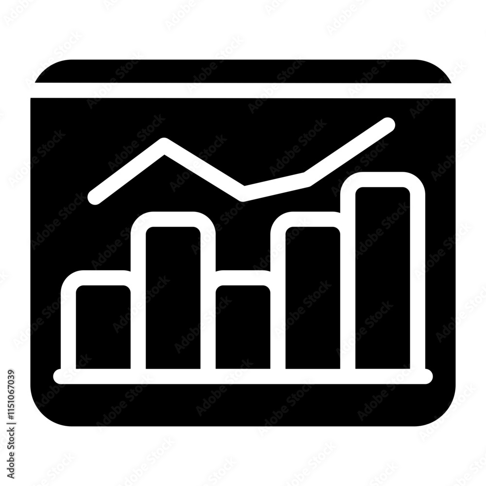 Statistics Solid Icon Statistics Solid Icon