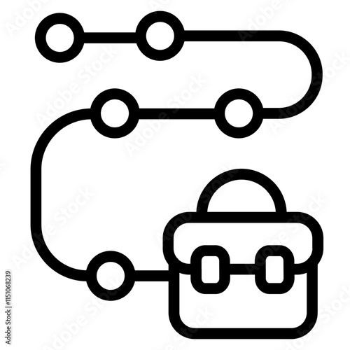Career path Line Icon