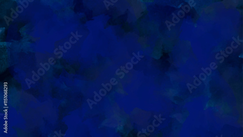 Dark abstract blue black painted stone concrete paper texture background.