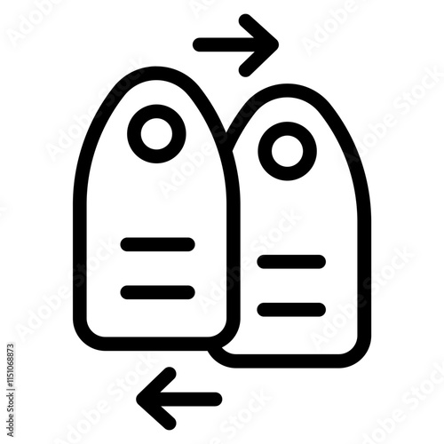Compare Line Icon