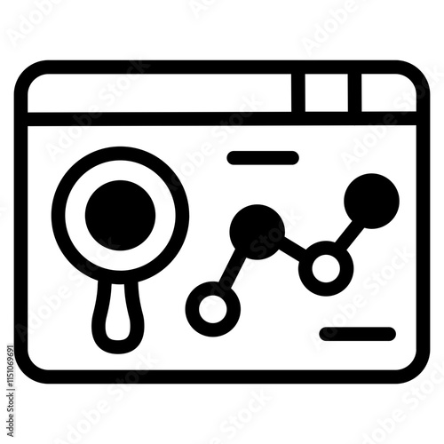 Data insights Glyph Icon