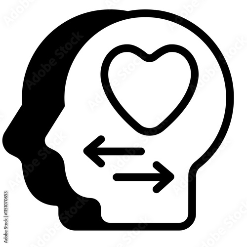 Empathy Glyph Icon