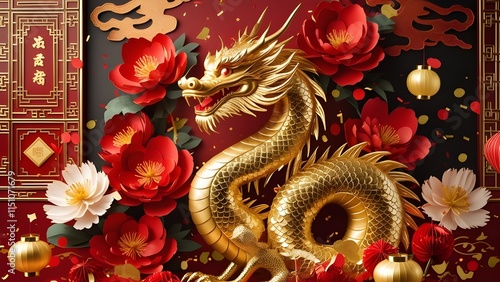 chinese new year dragon