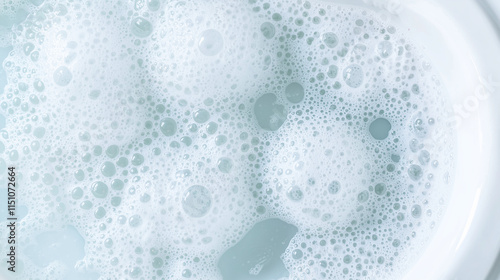 Soapy Bubbles Texture: Clos...