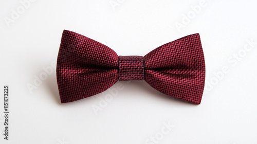 Burgundy Bow Tie: A classic...