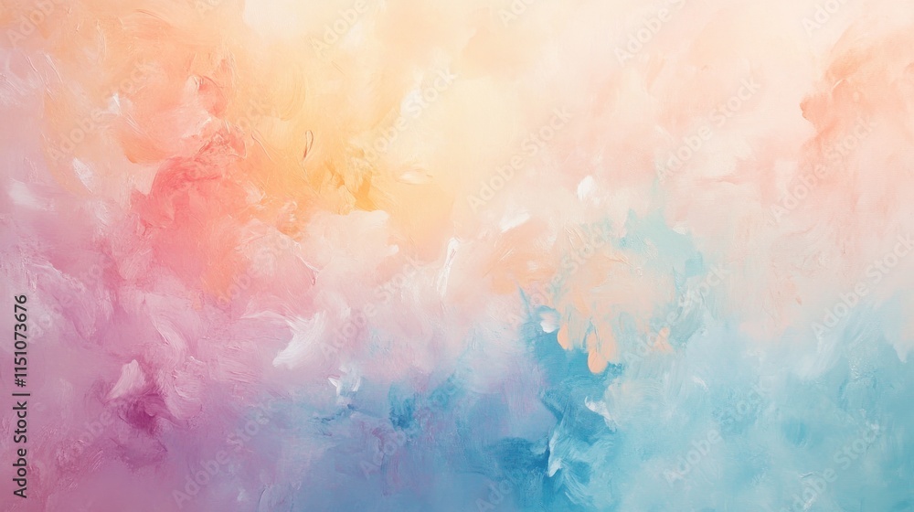 Abstract Pastel Painting Soft Hues Blending Colors Abstract Pastel Painting Soft Hues Blending Colors