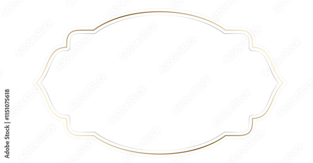 islamic golden frame banner vector. luxury gold arch arabic ornament background illustration islamic golden frame banner vector. luxury gold arch arabic ornament background illustration