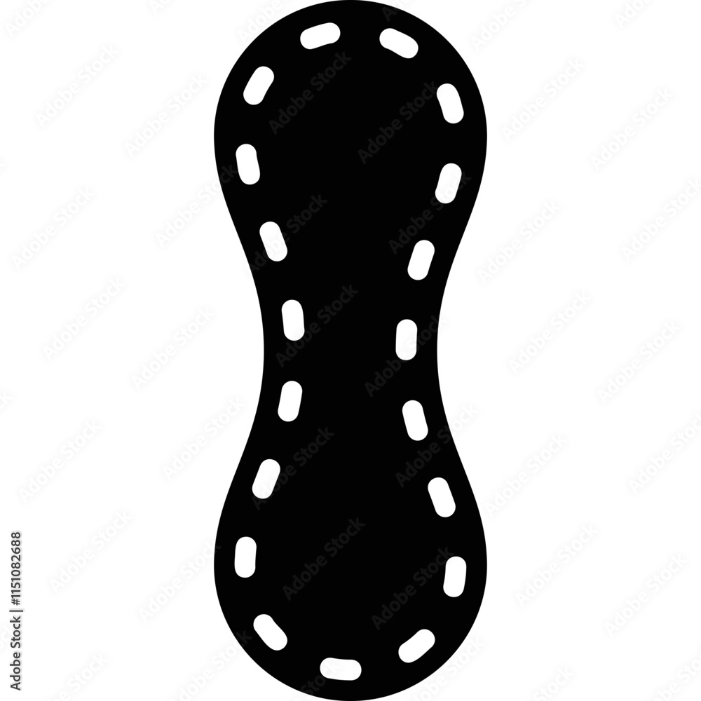 Simple vector icon menstrual pads Simple vector icon menstrual pads