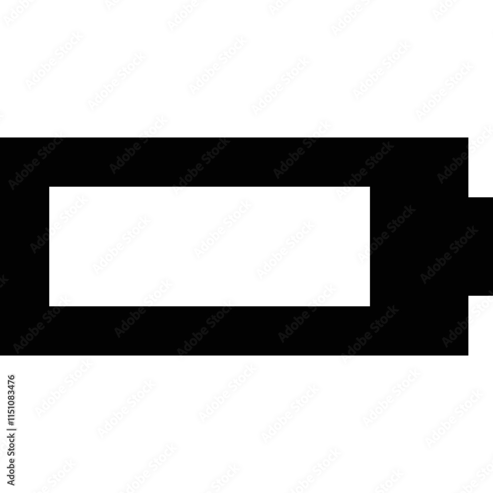 battery simple vector icon battery simple vector icon