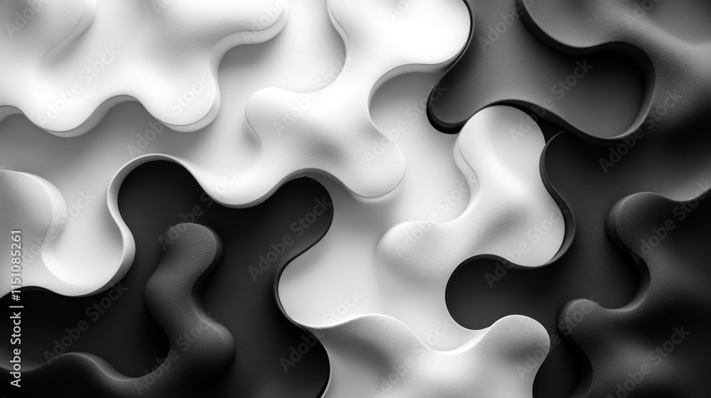 Abstract monochrome liquid shapes background. Abstract monochrome liquid shapes background.