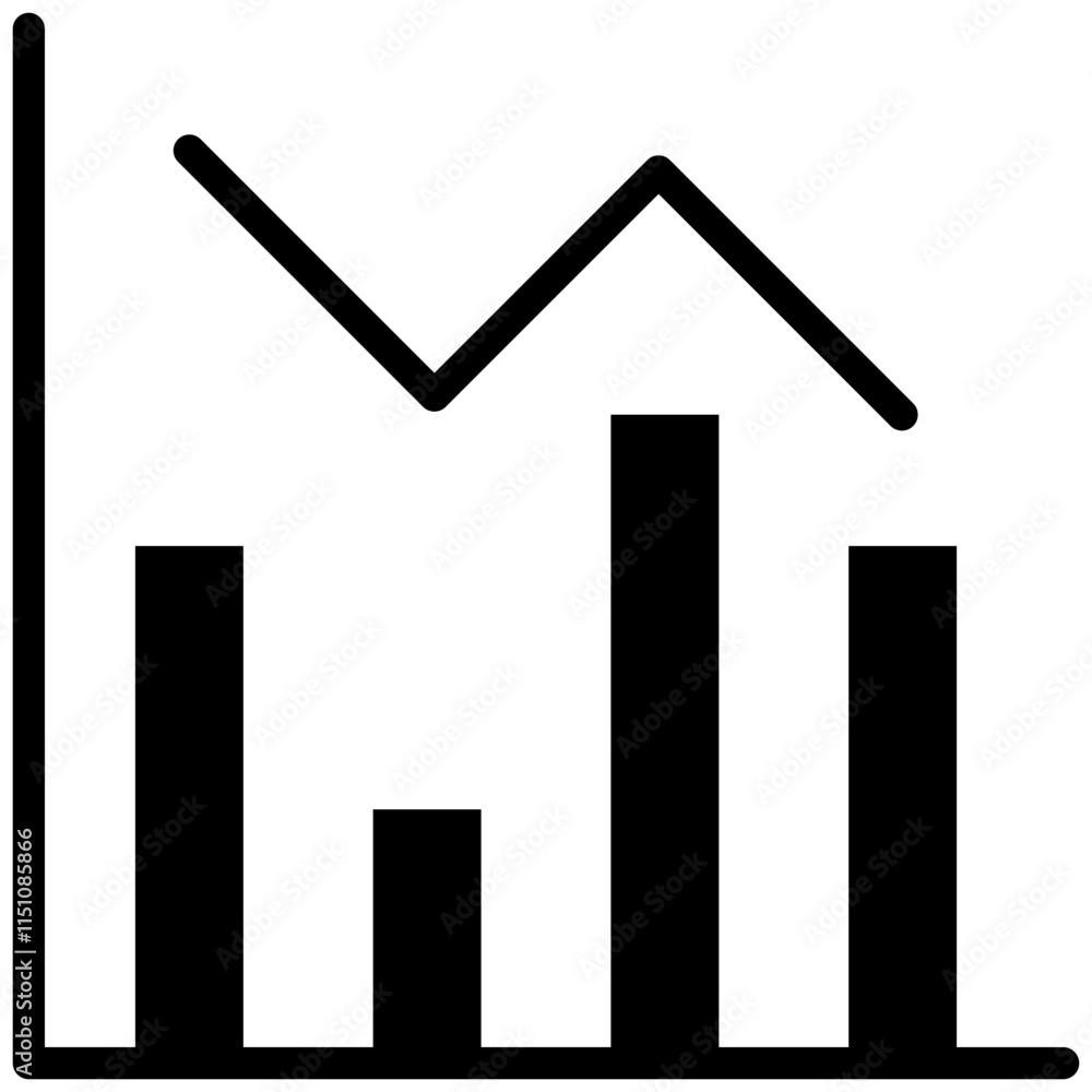 Graph Glyph Icon, Business Infographic Glyph Icon, Growing Graph Glyph Icon, Statistic Graph. Graph Glyph Icon, Business Infographic Glyph Icon, Growing Graph Glyph Icon, Statistic Graph.