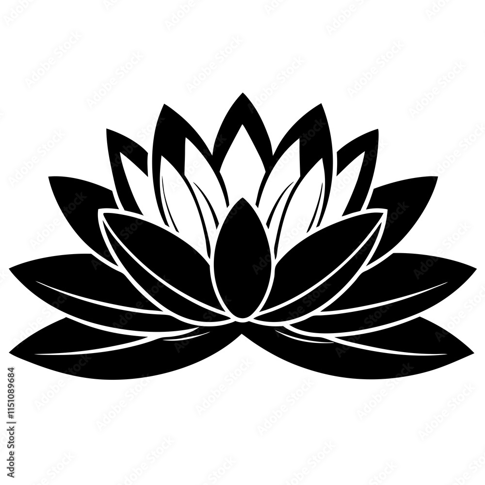 Water Lily vector illustration Water Lily vector illustration
