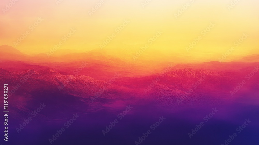 Vibrant Sunset Hues Over Majestic Mountain Ranges Vibrant Sunset Hues Over Majestic Mountain Ranges