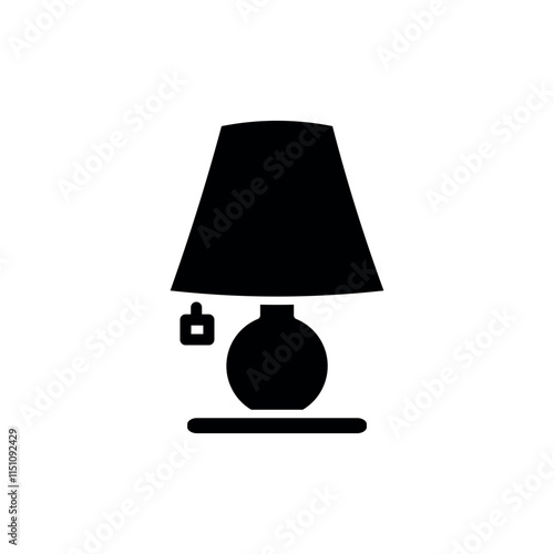 sleep lamp icon vector design template elegant style