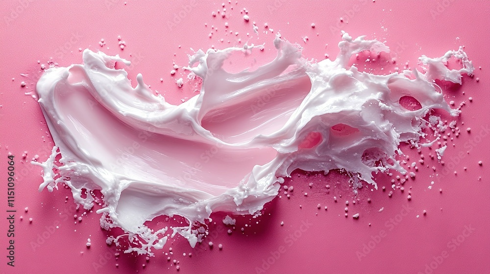 Pink Cream Splash Abstract Background Design Pink Cream Splash Abstract Background Design
