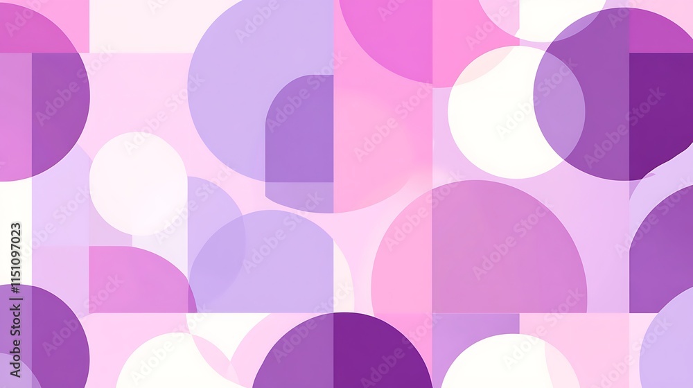 Overlapping pink and purple geometric shapes. Overlapping pink and purple geometric shapes.