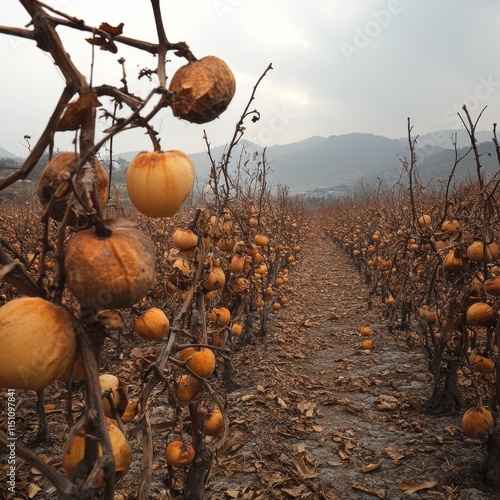 Dried persimmons bask in Xinpu sun photo