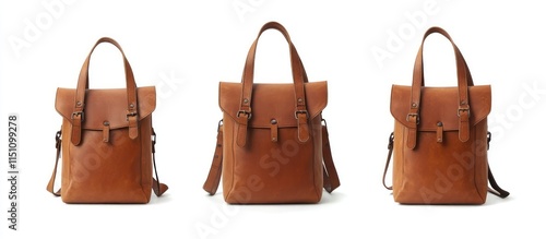 Wallpaper Mural A stylish tote-style backpack with convertible straps, made from vegan leather  Torontodigital.ca