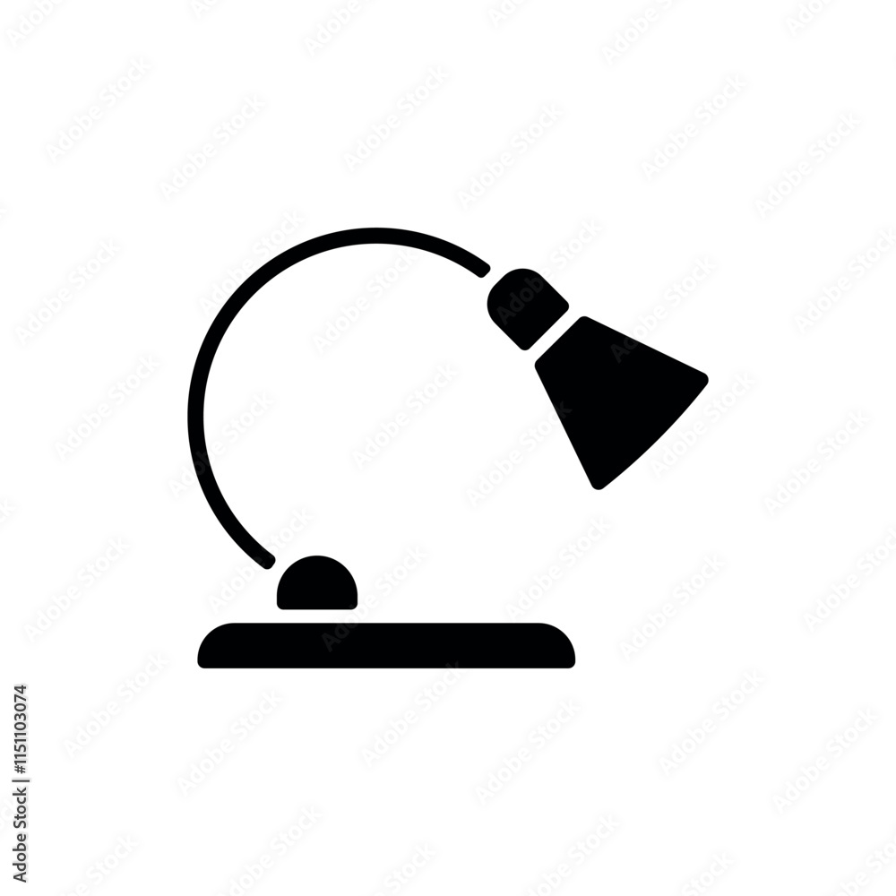 table lamp icon vector design template elegant style table lamp icon vector design template elegant style
