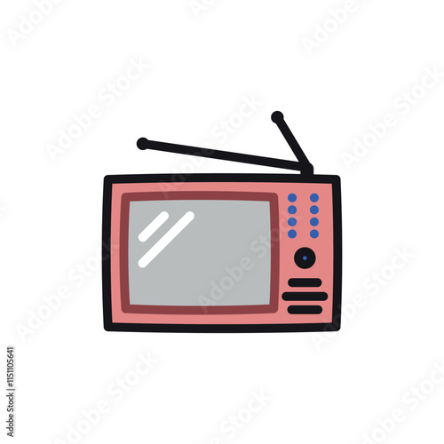 tv icon vector design template elegant style