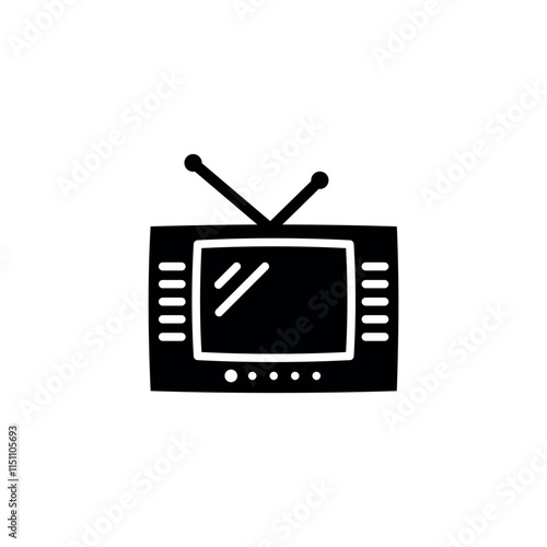 tv icon vector design template elegant style