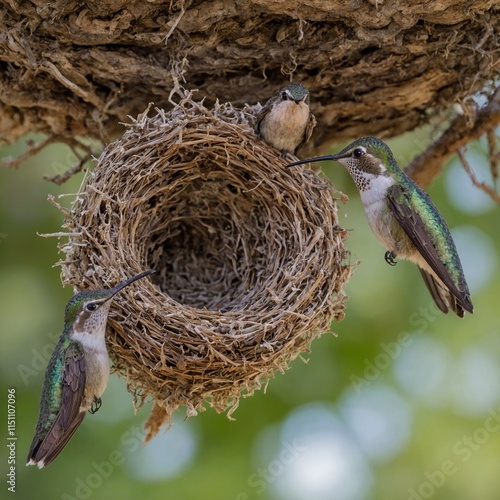 bird in the nest