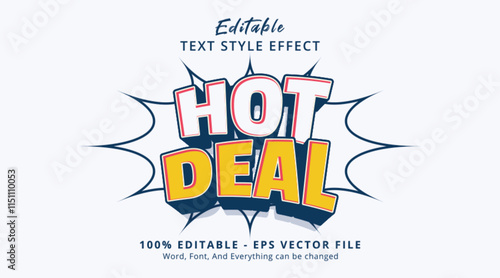 Hot Deal Editable Text Effect