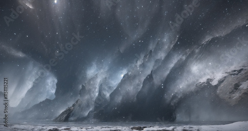 iceberg in the night