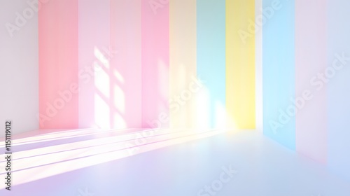 Colorful abstract background with stripes