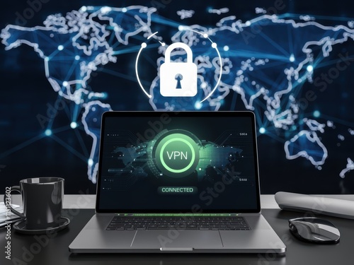 Wallpaper Mural Advanced digital security visuals featuring data encryption, network protection, secure login processes, VPN connections, biometric authentication, and cybersecurity experts working on modern systems
 Torontodigital.ca