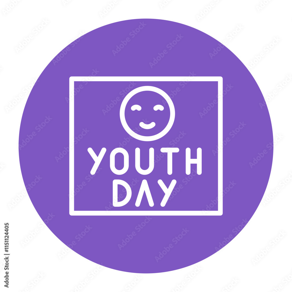 Youth Day icon vector image. Can be used for Youth Day. Youth Day icon vector image. Can be used for Youth Day.
