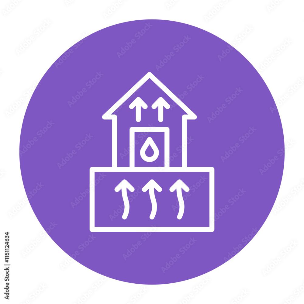 Geothermal Energy icon vector image. Can be used for Natural Resources. Geothermal Energy icon vector image. Can be used for Natural Resources.