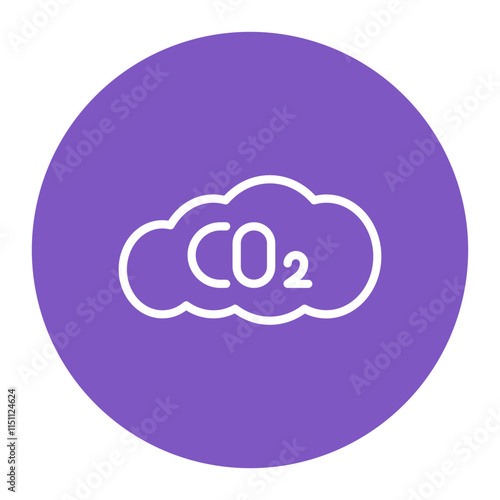 Carbon icon vector image. Can be used for Natural Resources.