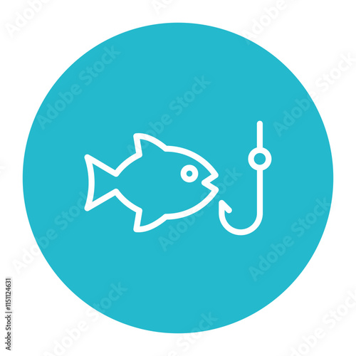 Fisheries icon vector image. Can be used for Natural Resources.