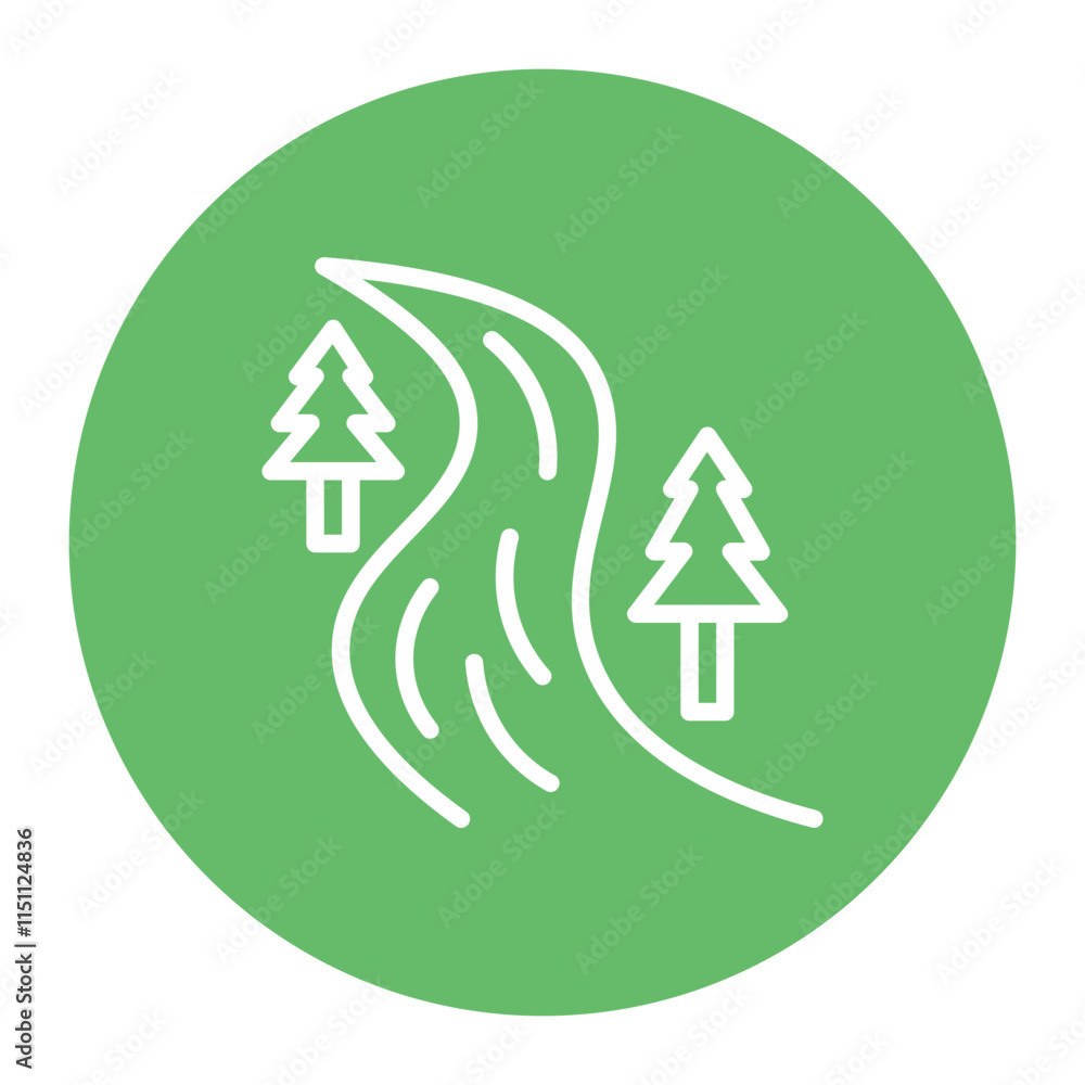 Rivers icon vector image. Can be used for Natural Resources. Rivers icon vector image. Can be used for Natural Resources.