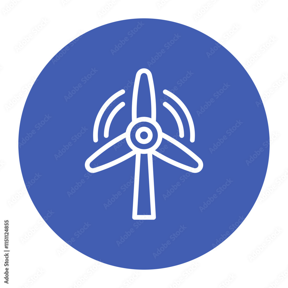 Wind Energy icon vector image. Can be used for Natural Resources. Wind Energy icon vector image. Can be used for Natural Resources.
