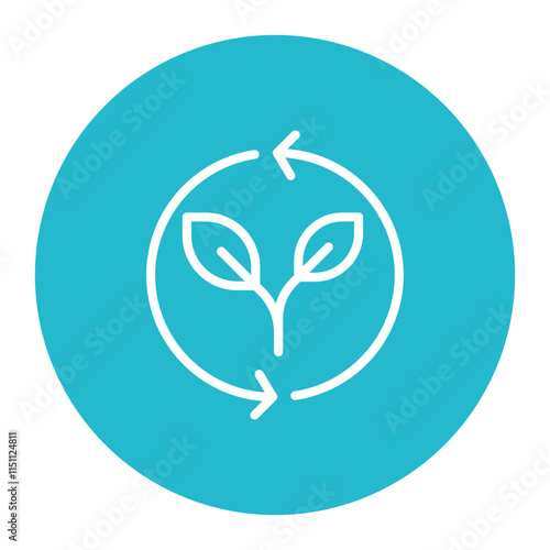 Renewable Energy icon vector image. Can be used for Natural Resources.