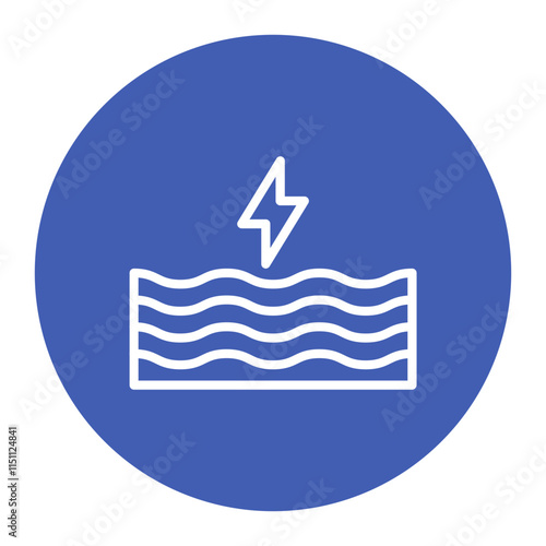 Streams icon vector image. Can be used for Natural Resources.